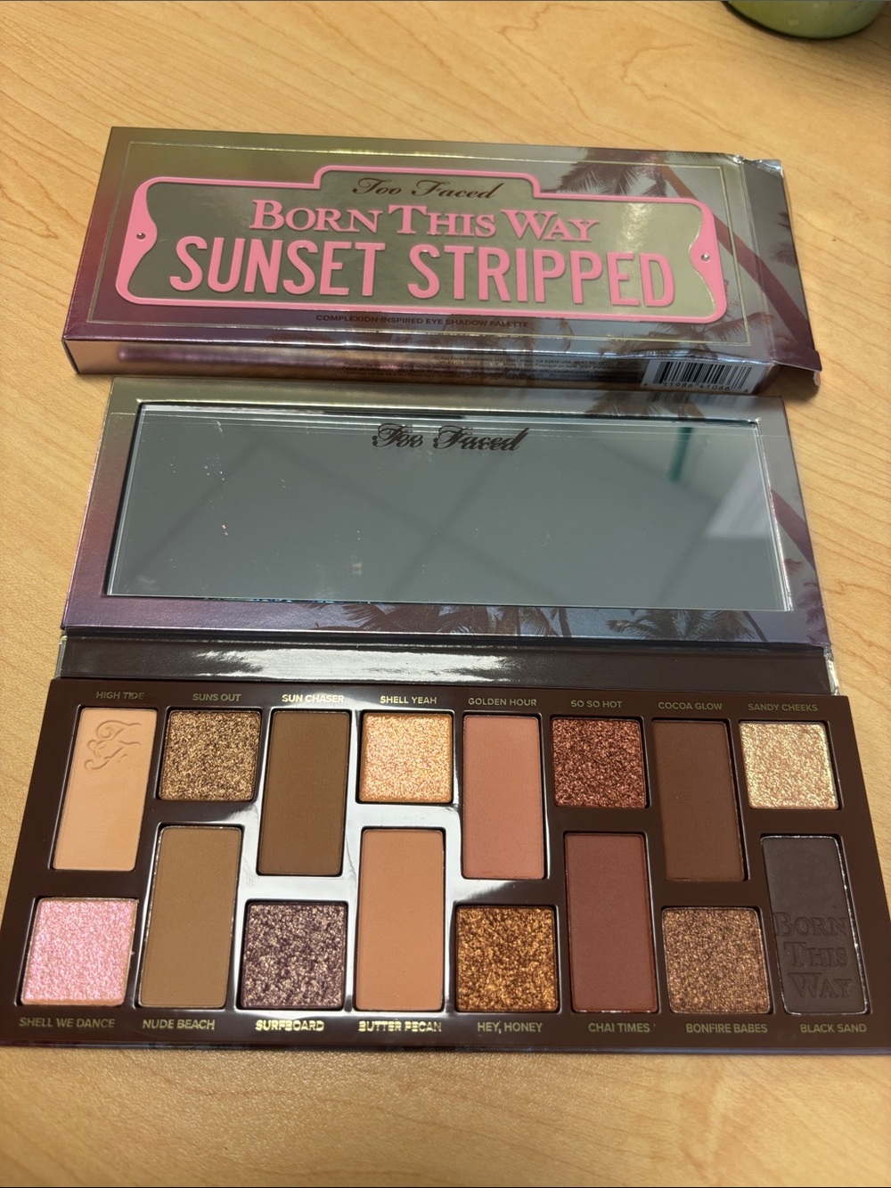 Too faced sunset stripped eyeshadow palette new in box
